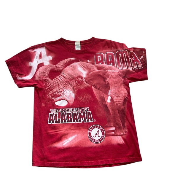 Crazy Y2K University of Alabama Shirt AOP - Picture 1 of 6